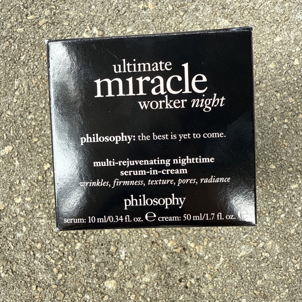 Philosophy Ultimate Miracle Worker Night Serum & Cream 1.7 fl. oz.    NEW IN BOX